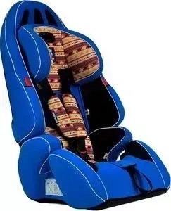 Автокресло Farfello GE-G голубой (blue+colorful)
