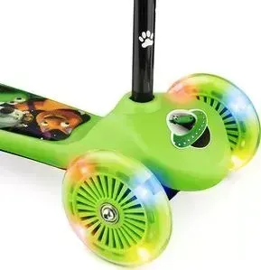 Самокат Small Rider со светящимися колесами 2 в 1 Scooter Flash (CZ) (зеленый)