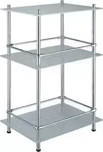 Стеллаж Wasserkraft K-4033 с 3-мя стеклянными секциями