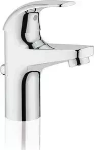 Смеситель для раковины Grohe BauCurve с донным клапаном, хром (32805000)