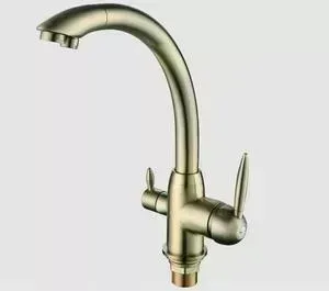Смеситель для кухни Frap H99 бронза (F4399-4)