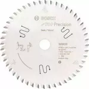 Диск пильный BOSCH 165х20мм 56зубьев Top Precision Best for Multi Material (2.608.642.387)