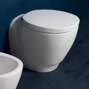 Унитаз приставной Simas Bohemien белый с микролифтом (BO01bi + BO002bi/cr + F88)