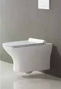 Унитаз подвесной BELBANGO Romano (BB248CHR + BB2112SC)