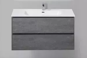 Тумба под раковину BELBANGO Pietra 100x55 stucco cemento (PIETRA-1000-2C-SO-SCM)
