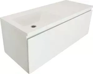 Тумба с раковиной Эстет с Dallas Luxe L 110x47,6 белая (ФР-00002022)