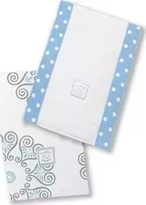 Полотенчики SwaddleDesigns Baby Burpie Set Blue Medallions (SD-453B)