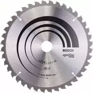 Диск пильный BOSCH 254х30мм 40зубьев Optiline Wood (2.608.640.435)