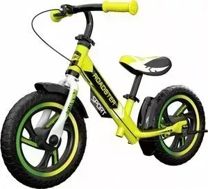 Детский алюминиевый беговел Small Rider Roadster 3 (Sport, EVA) (лайм)