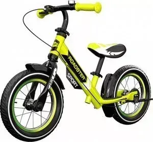 Детский алюминиевый беговел Small Rider Roadster 3 (Sport AIR) (лайм)