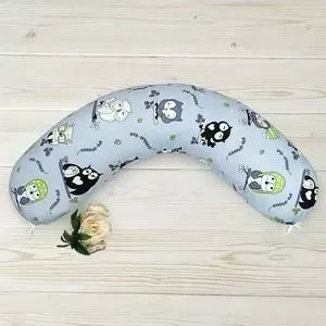 Подушка AmaroBaby для беременных WB 170х25 (Совы)