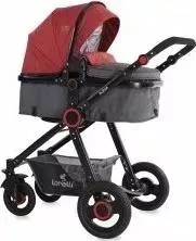 Коляска трансформер Lorelli Alexa Черно-красный BlackDarkRed 1900