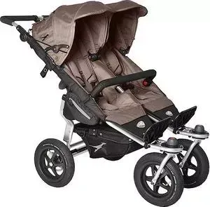 Коляска прогулочная TFK для двойни Twin Adventure Fossil T-TWA-327
