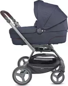 Коляска 2 в 1 INGLESINA 2 в 1 Quad System на шасси Quad Titanium Black Coffee цвет Oxford Blue KA60K0OXB2
