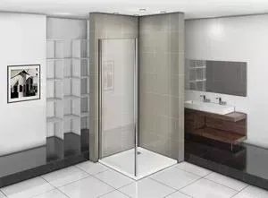 Боковая стенка Good Door для душевой двери Infinity 80 прозрачная, хром (Infinity SP-80-C-CH)