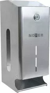 Диспенсер для туалетной бумаги Nofer Two rolls 2 рулонов, хром/глянцевый (05101.B)