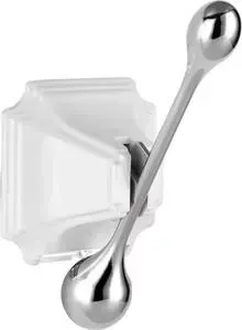 Крючок Elghansa Hermitage белый/хром (HRM-900-White/Chrome)