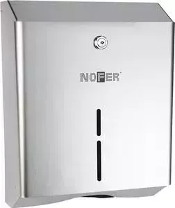 Диспенсер для бумажных полотенец Nofer Tissue 500 листов, хром/глянцевый (04010.B)