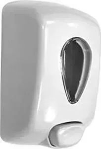 Диспенсер для мыла Nofer Classic Serires 1,0 литр, белый (03036.W)