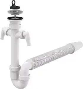 Сифон для кухонной мойки AlcaPlast (A840-DN50/40)