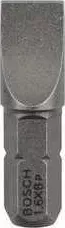 Бит BOSCH SL 1.6х8мм х25мм 25шт Extra Hart (2.607.001.472)