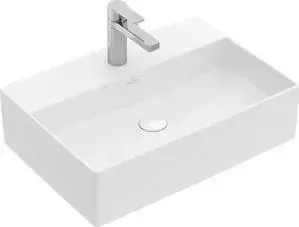 Раковина Villeroy Boch Memento 2.0 с 1 отверстием, titanceram, белый Альпин (4A0750R1)