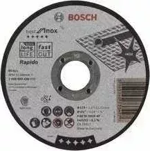 Диск отрезной BOSCH 115х22.2х1.0мм Best for Inox Rapido (2.608.603.490)