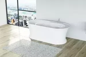 Акриловая ванна BELBANGO 168,6x81,3 слив-перелив бронза (BB300 + BB39-OVF-BRN + BB39-TC-BRN)