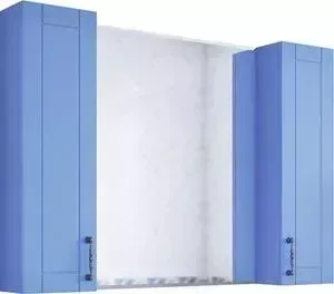 Зеркальный шкаф Sanflor Глория 100 голубой (C000005703)
