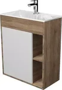 Тумба с раковиной 1Marka с Lido 60 дуб сонома (4604613338756)