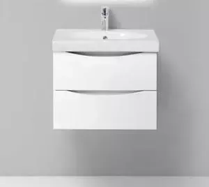 Тумба под раковину BELBANGO Fly 60 bianco lucido (FLY-600-2C-SO-BL-P)