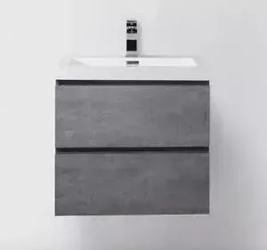 Тумба под раковину BELBANGO Luce 60x50 Stucco Cemento (LUCE-600-2C-SO-SCM)