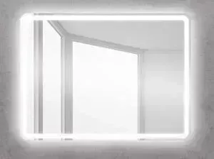 Зеркало BELBANGO Spc 90 с подсветкой (SPC-MAR-900-800-LED-BTN)