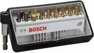 Набор бит BOSCH х25мм PH/PZ/TX/SL/HEX 18шт + держатель Max Grip Robust Line (2.607.002.582)