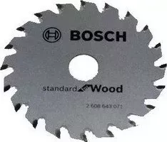 Диск пильный BOSCH 85x15мм 20зубьев Standart for Wood (2.608.643.071)