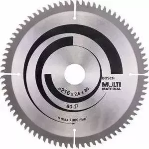 Диск пильный BOSCH 216х30мм 80зубьев Multi Material (2.608.640.447)