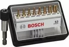 Набор бит BOSCH х25мм 8шт + держатель S Max Grip Robust Line (2.607.002.576)