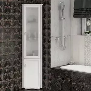 Пенал OPADIRIS Клио 35 белый матовый, правый, с матовым стеклом (00-00000225)