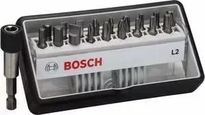 Набор бит BOSCH х25мм PH/PZ/TX/SL/HEX 18шт + держатель Extra Hart Robust Line (2.607.002.568)