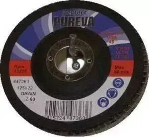Круг лепестковый торцевой PUREVA 125х22.2мм К80 (497383)