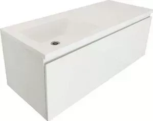 Тумба с раковиной Эстет с Dallas Luxe L 115x47,6 белая (ФР-00002302)