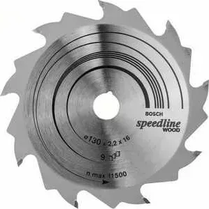 Диск пильный BOSCH 130х16мм 9зубьев Speedline Wood (2.608.640.774)