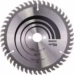 Диск пильный BOSCH 160х20/16мм 48зубьев Optiline Wood (2.608.640.732)