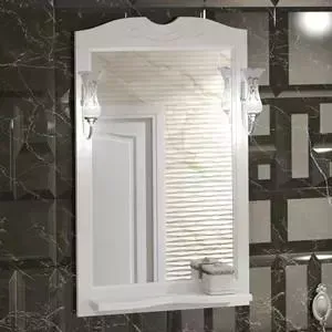 Зеркало OPADIRIS Клио 65 белый матовый (00-00000213)