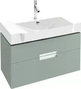 Тумба под раковину JACOB DELAFON Reve 79x38x44.5 см, оливковый блестящий (EB1135-G95)