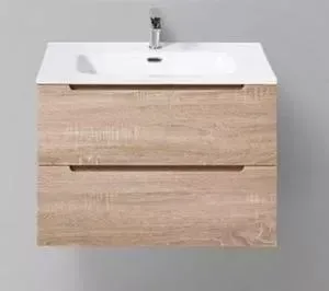 Тумба с раковиной BELBANGO с Etna 71.5x46 Rovere bianco (ETNA-700-2C-SO-WO-P, BB700ETL)