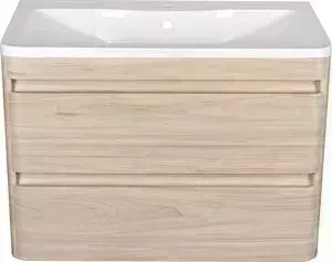 Тумба с раковиной Style line с Атлантика 80 ясень перламутр (2000949229959, 2000949224534)