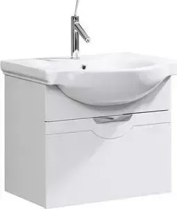 Тумба с раковиной Aqwella с N-Line 61x35,5 белая (N-Li.01.06 + 4047B003-0001)