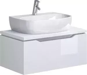Тумба с раковиной CERSANIT с Street Fusion 80 белая (B-SU-SFU80-CAS, S-UM-SFU70/1-w)