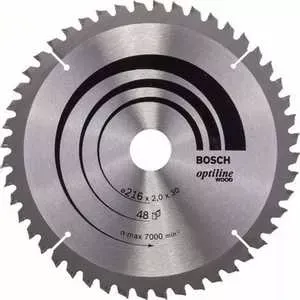 Диск пильный BOSCH 216х30мм 48зубьев Optiline Wood (2.608.640.432)